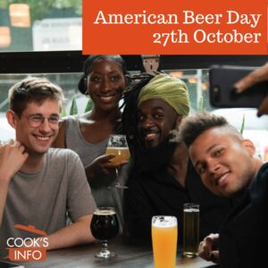 Young people having beer in a café