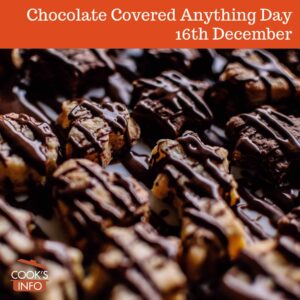 Chocolate covered pastries