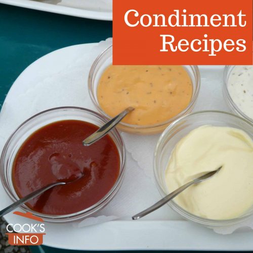 Condiments and dips