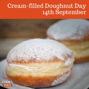 Cream-filled doughnuts