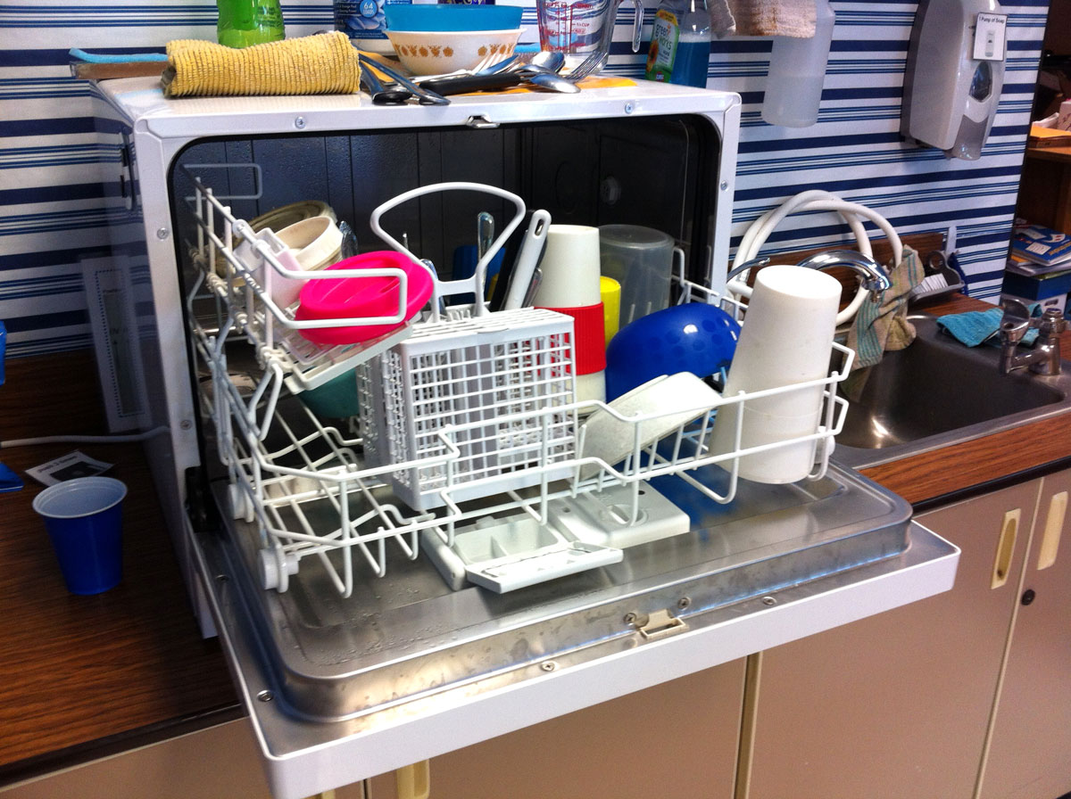 Countertop dishwasher