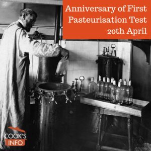 Louis Pasteur performing an experiment