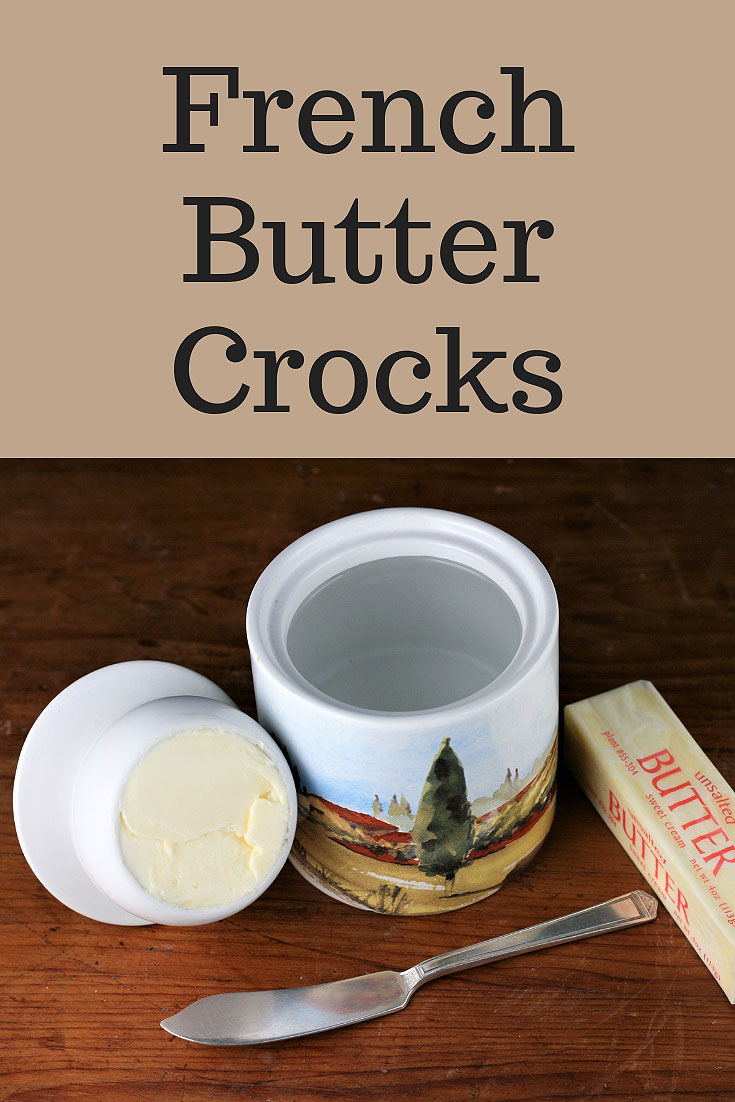 French Butter Crock