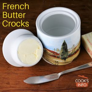 French Butter Crock