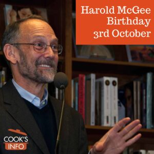 Harold McGee at book signing for "Keys to Good Cooking" in Washington, DC, 2010.