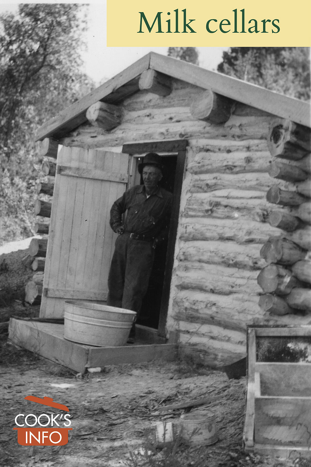 Milk cellar circa 1940