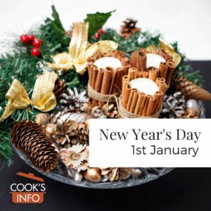 Decorative arrangement of pine cones and greenery