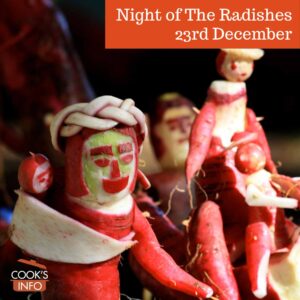 Radish sculptures