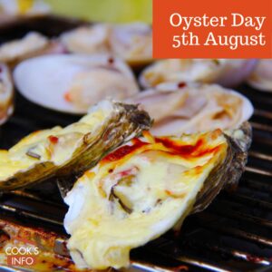 Grilled oysters