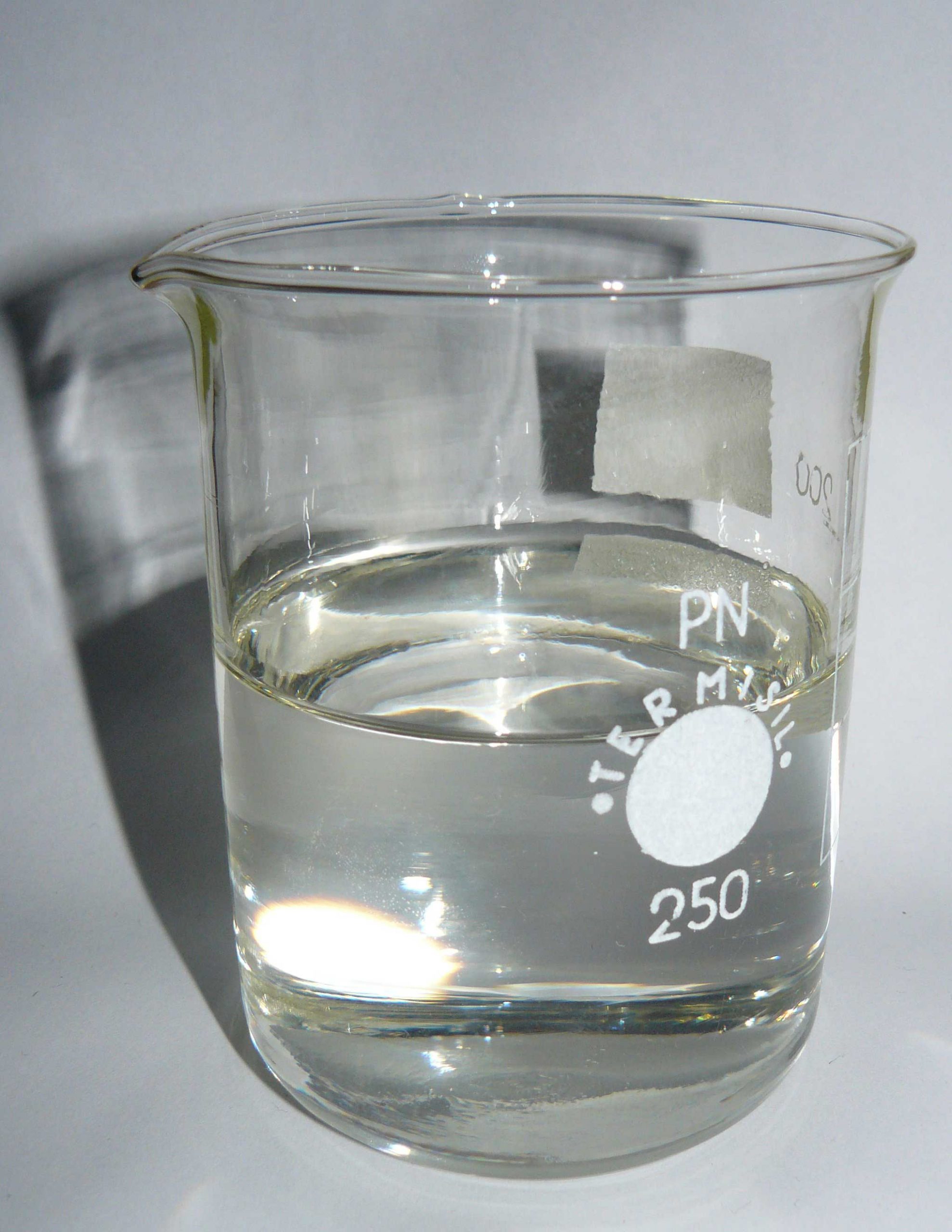 Paraffin in liquid state in beaker