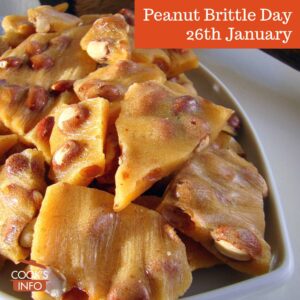 Homemade peanut brittle