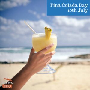 Pina colada by the shore