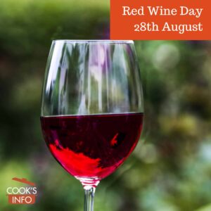 Glass of red wine