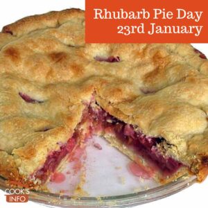 Rhubarb pie