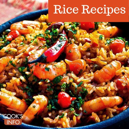 Rice and shrimp
