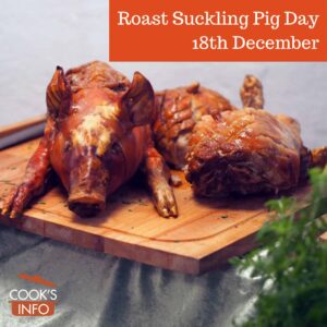 Roast sucking pig