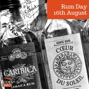 Various types of rum in bottles