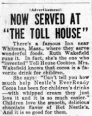 Ruth Wakeman endorsing cocoa