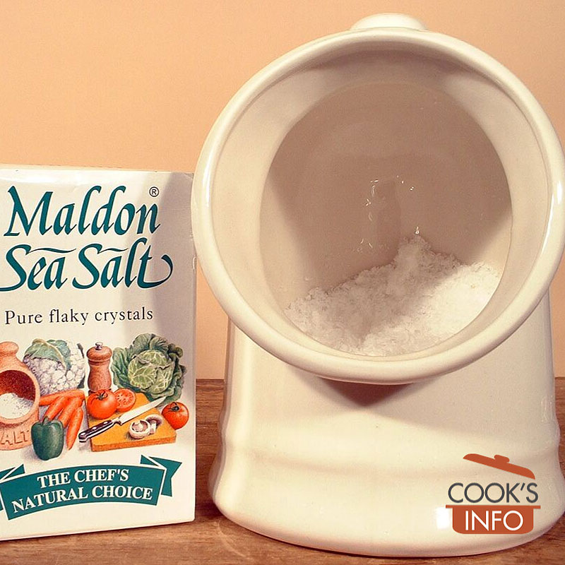 Salt pig with salt