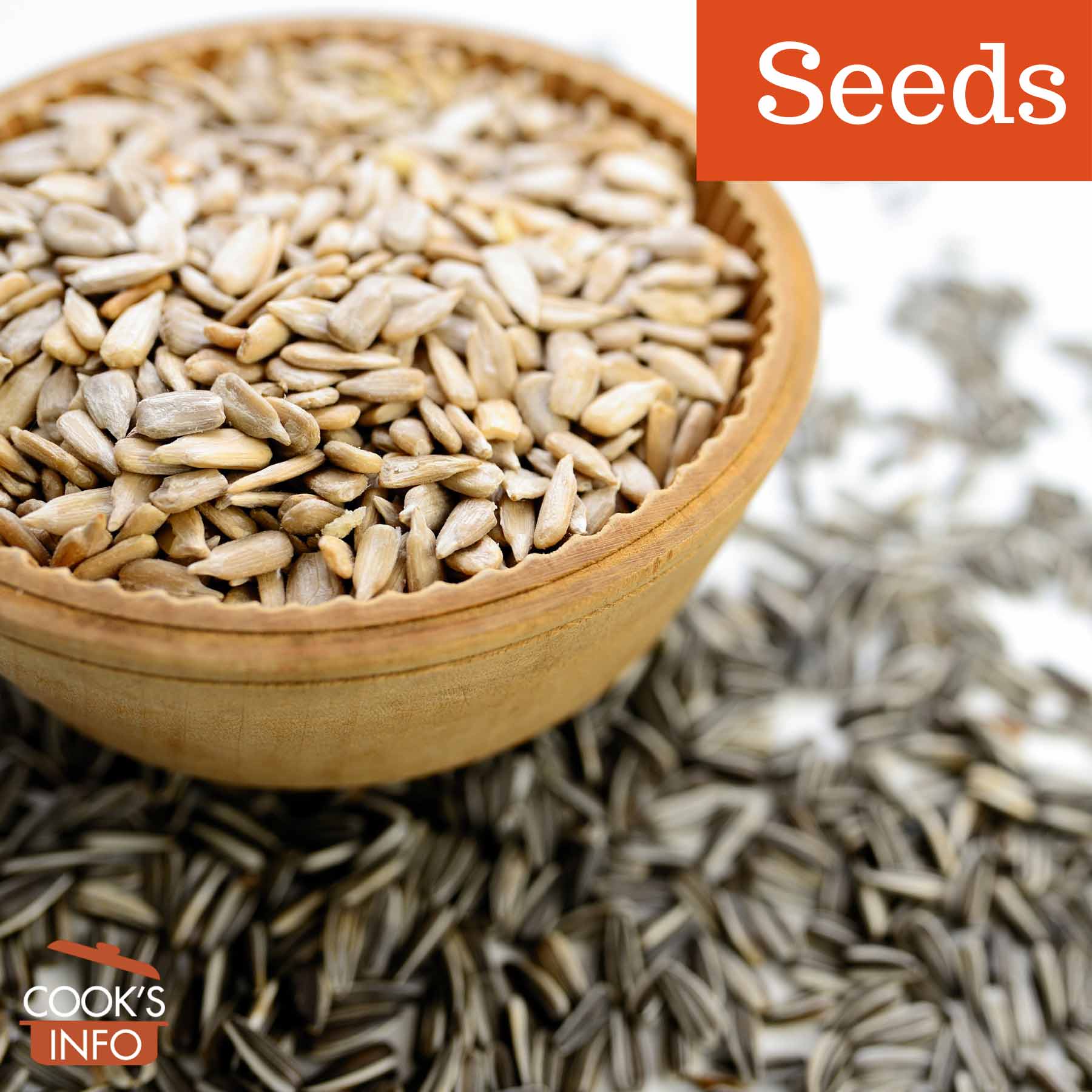 Sunflower seeds in bowl