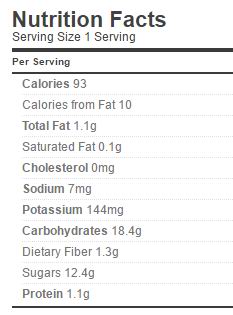 Nutritional Information