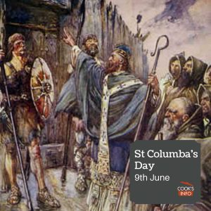 Columba banging on the gate of Bridei