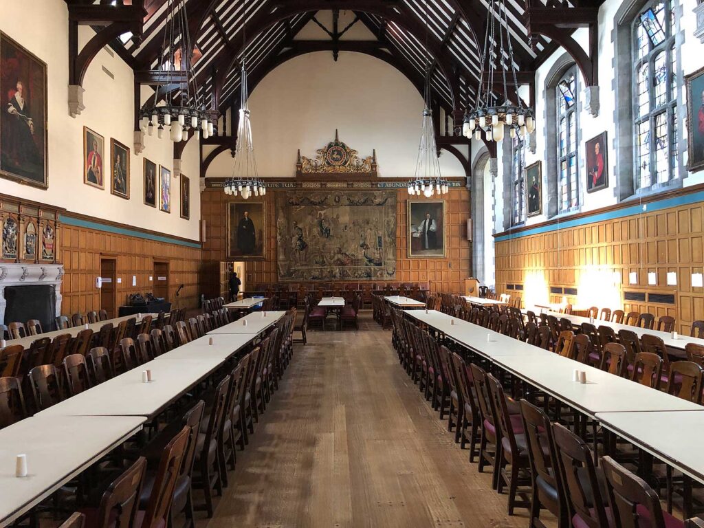 Trinity College Dining Hall.