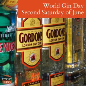 Gin bottles